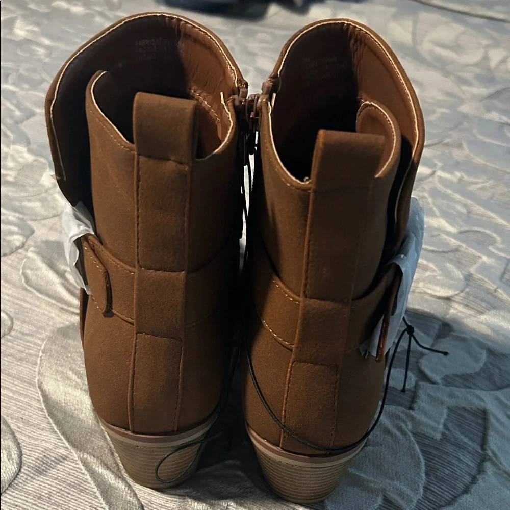 Maurices Brown Ankle Booties - Picture 3 of 4